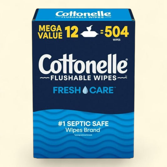 Cottonelle Freshcare Flushable Wipes, 12 ct.