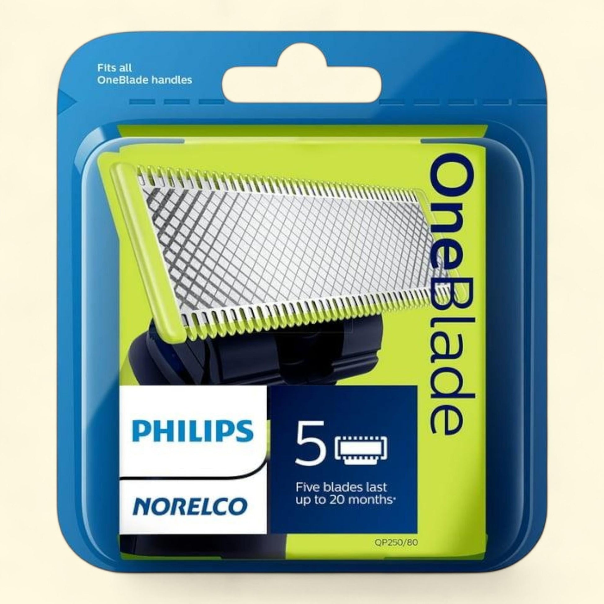 Philips Norelco OneBlade Replacement Blades, 5 ct. — authentic US product shipped worldwide by Treatspree