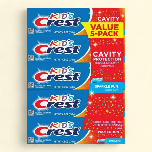 Crest Kid's Toothpaste, Sparkle Fun, 4.6 oz., 5 pk.