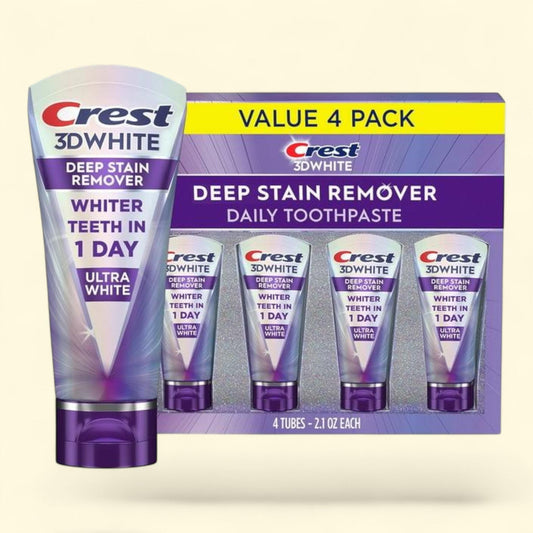 Crest 3D White Toothpaste, 2.1 oz., 4 pk.