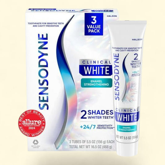 Sensodyne Clinical White Toothpaste, 5.5 oz., 3 pk.