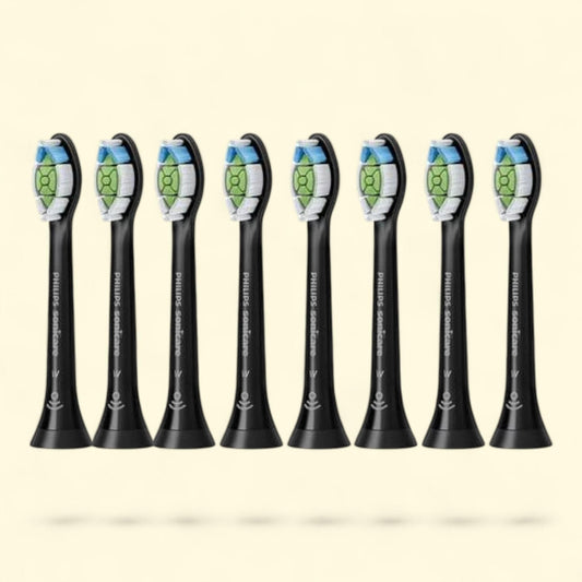 Philips Sonicare DiamondClean Toothbrush Heads, Black, 8 ct.