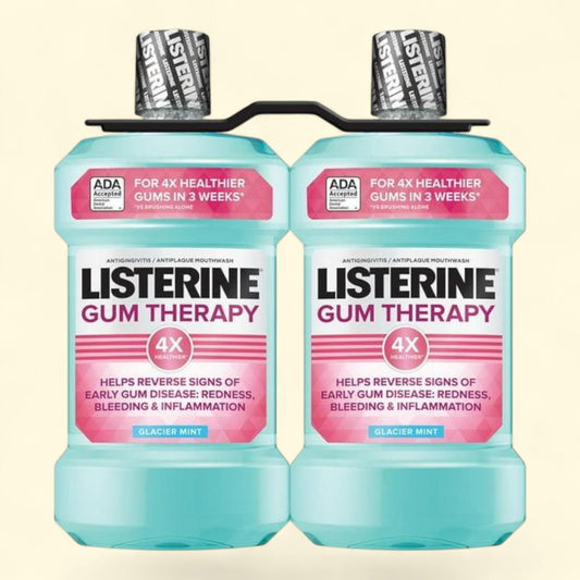 Listerine Gum Therapy Glacier Mint Mouthwash, 50.72 fl. oz., 2 pk.