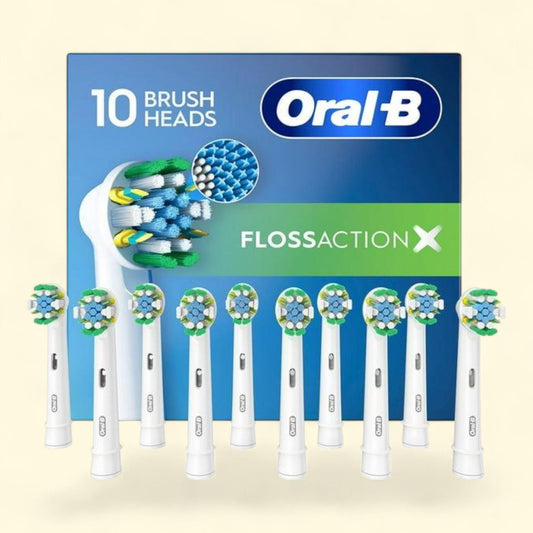 Oral-B FlossAction Replacement Brush Heads, 10 ct.