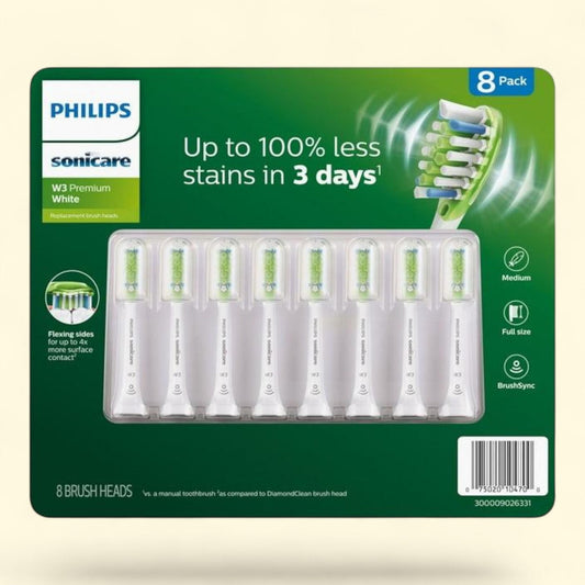 Philips Sonicare Premium White Replacement Brush Heads, 8 ct.