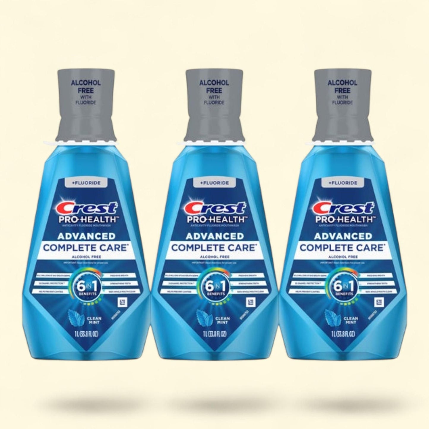 Crest Pro-Health Advanced Mouthwash, 33.8 fl oz, 3-pack