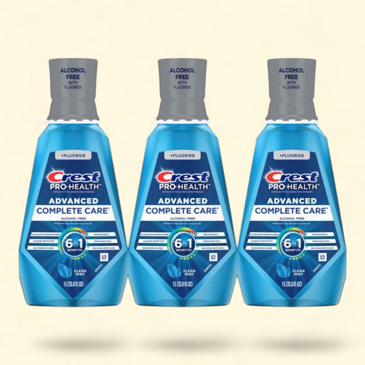 Crest Pro-Health Advanced Mouthwash, 33.8 fl oz, 3-pack