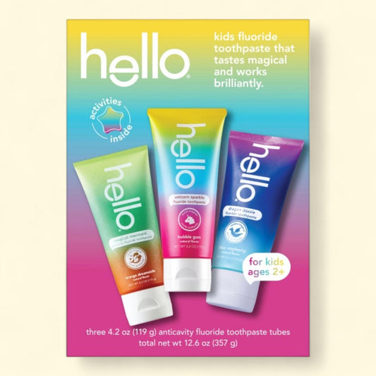 Hello Kids Toothpaste, 4.2 oz, 3-pack