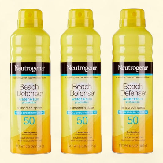 Neutrogena Beach Defense Spray Sunscreen, SPF 50, 6.5 oz.