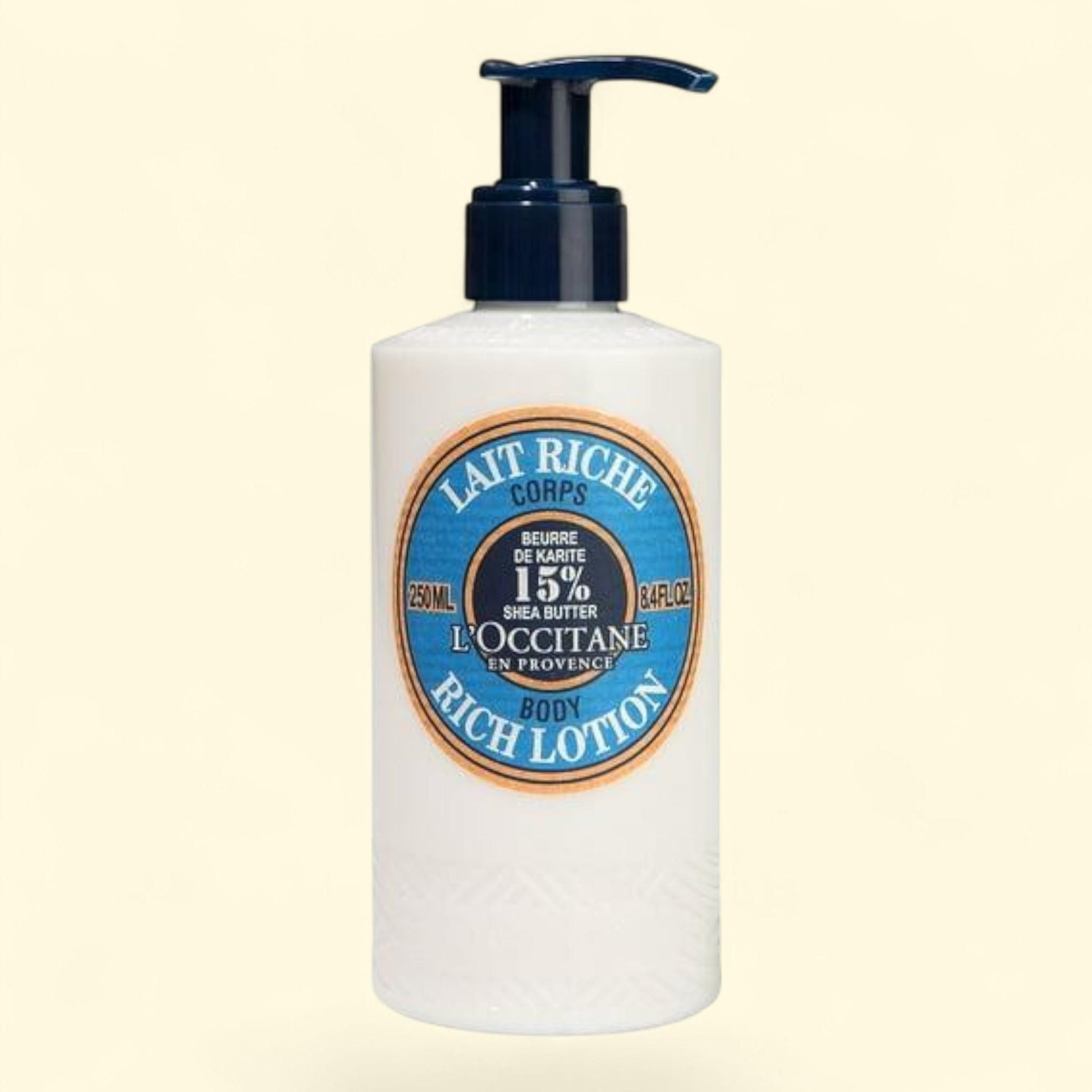 L'Occitane Shea Body Rich Lotion, 8.4 oz. — authentic US product shipped worldwide by Treatspree
