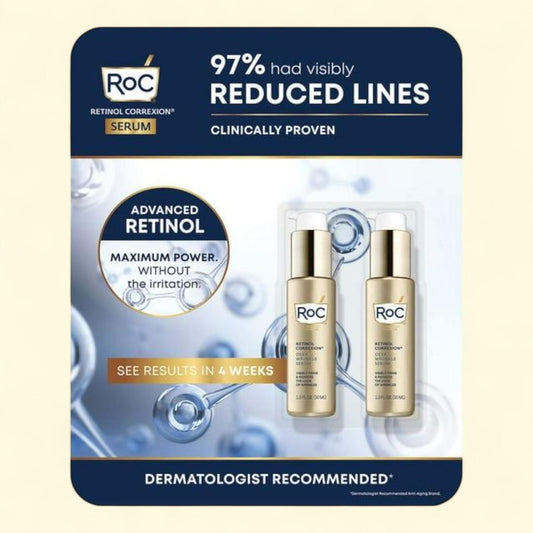 RoC Retinol Correxion Facial Serum, 1 fl. oz. (2 pk)