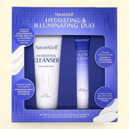 NatureWell Hydrating Cleanser & Serum Kit