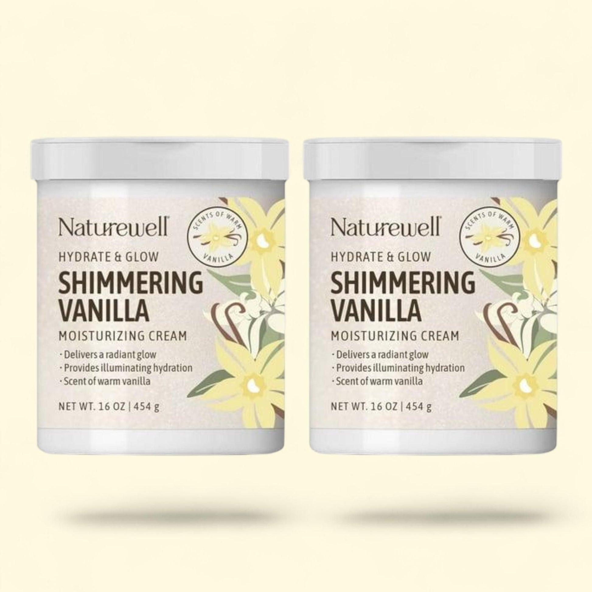 NatureWell Shimmering Moisturizing Cream, 16 oz. — authentic US product shipped worldwide by Treatspree