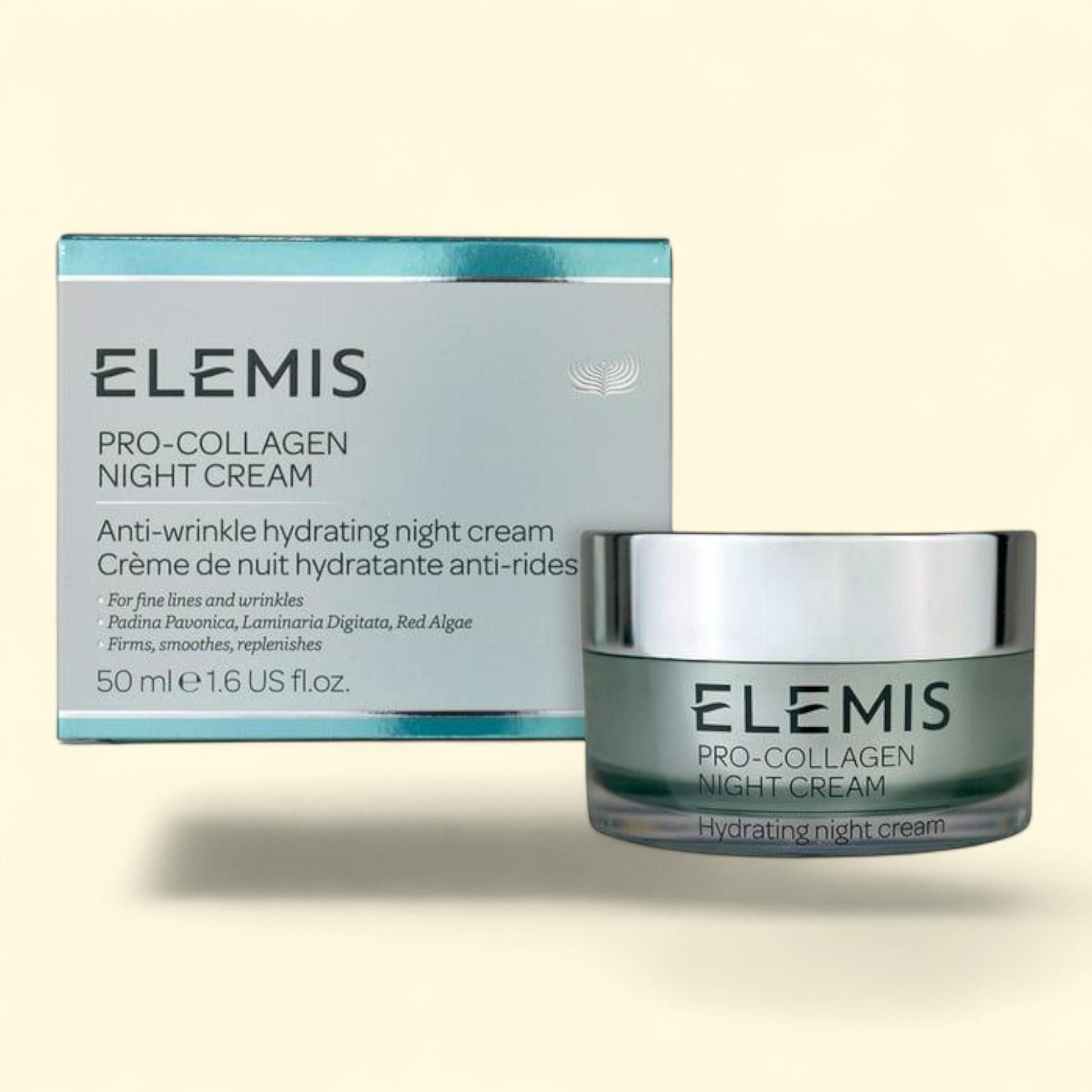 Elemis Pro-Collagen Night Cream, 1.6 fl. oz. — authentic US product shipped worldwide by Treatspree