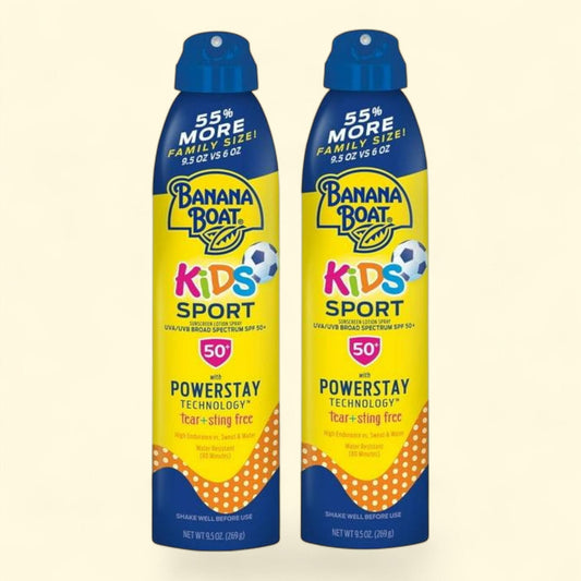 Banana Boat Sport Kids Sunscreen Spray, SPF 50, 9.5 oz.