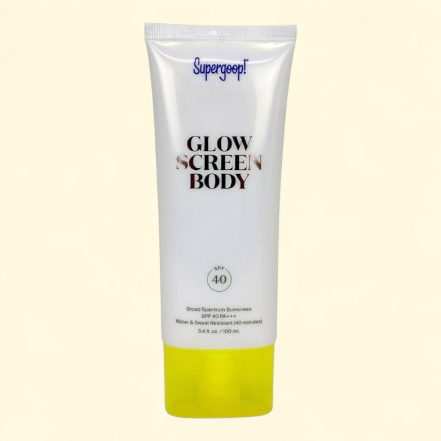 Supergoop Glowscreen Body, SPF 40, 3.4 oz