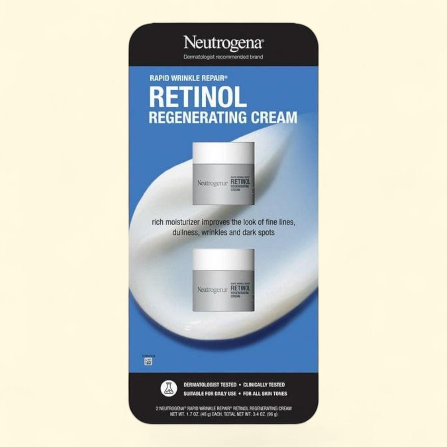 Neutrogena Rapid Wrinkle Repair Retinol Regenerating Cream, 1.7 oz.