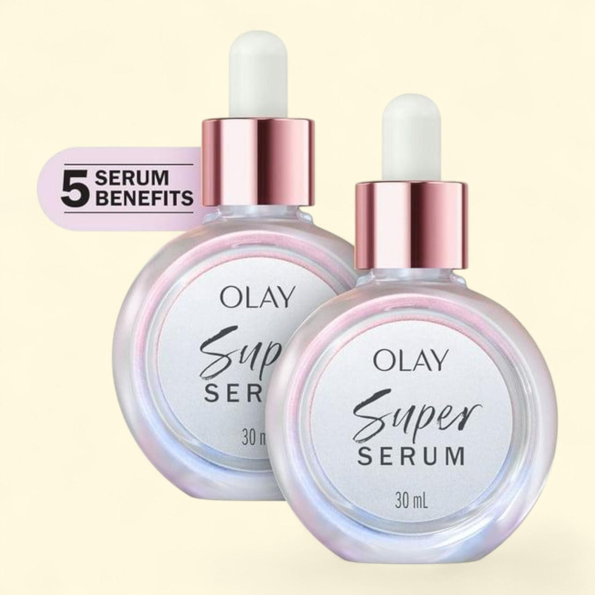 Olay Super Serum, 1 fl. oz., 2 pk. — authentic US product shipped worldwide by Treatspree