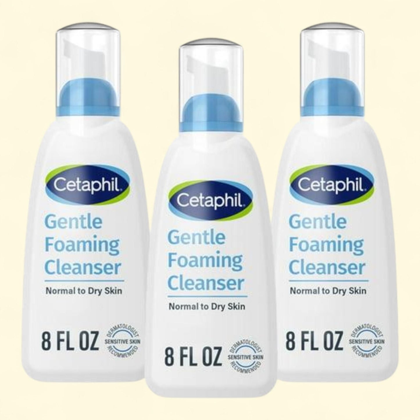Cetaphil Gentle Foaming Cleanser, 8 fl. oz.