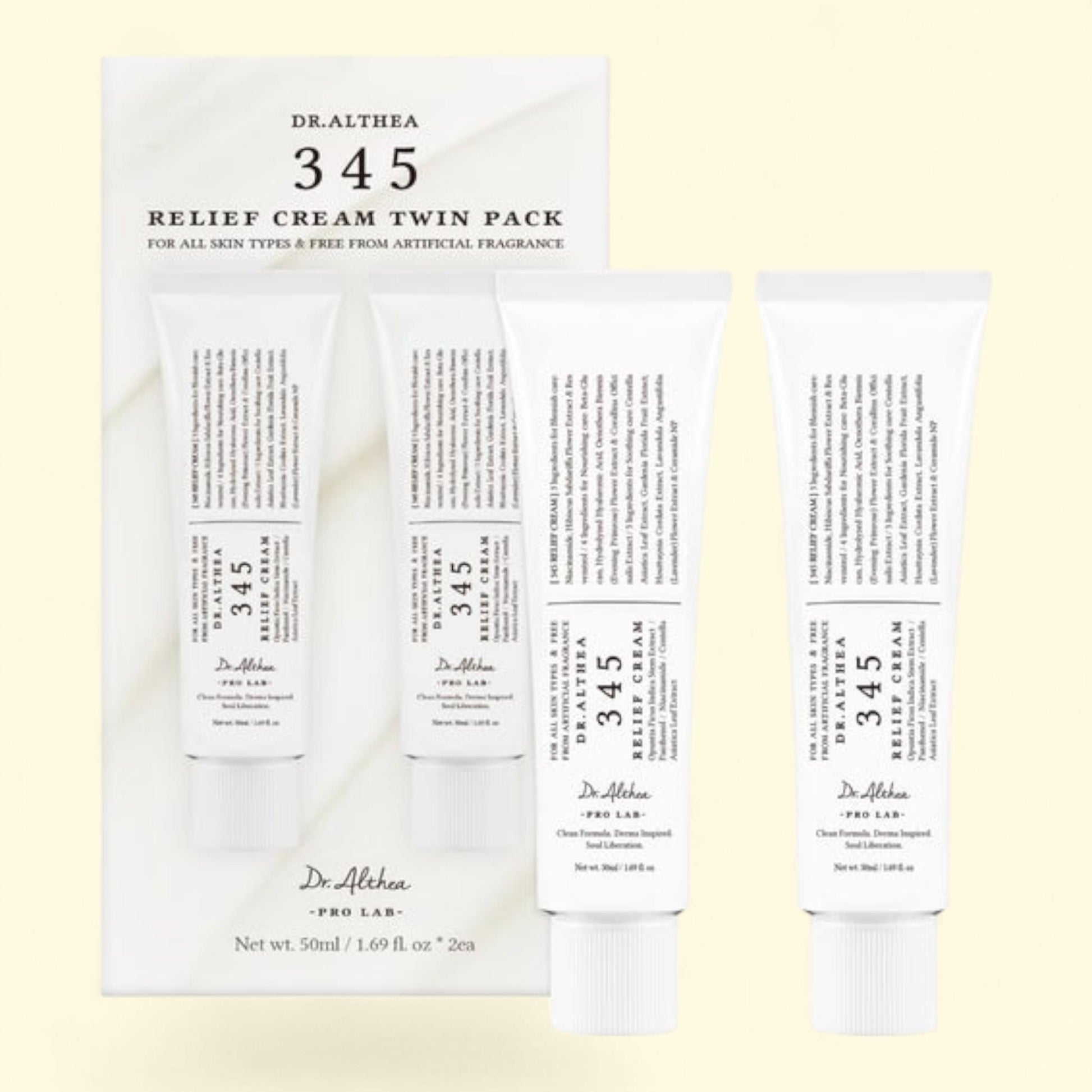 Dr. Althea Relief Cream, 1.69 fl oz, 2-pack — authentic US product shipped worldwide by Treatspree