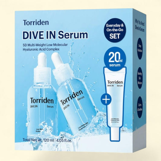 Torriden DIVE-IN Hyaluronic Acid Serum Set, Low-Molecular