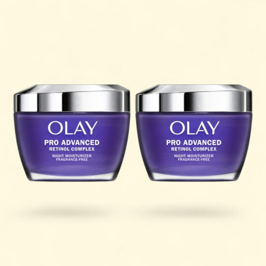 Olay Pro Advanced Retinol Complex Night Moisturizer, 1.7 oz, 2-pack
