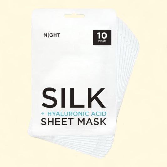 Discover NIGHT Hydrating Silk Sheet Mask, 10-pack