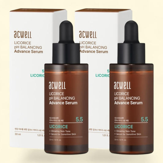 ACWELL Licorice pH Balancing Advance Serum, 1.01 fl oz, 2-pack