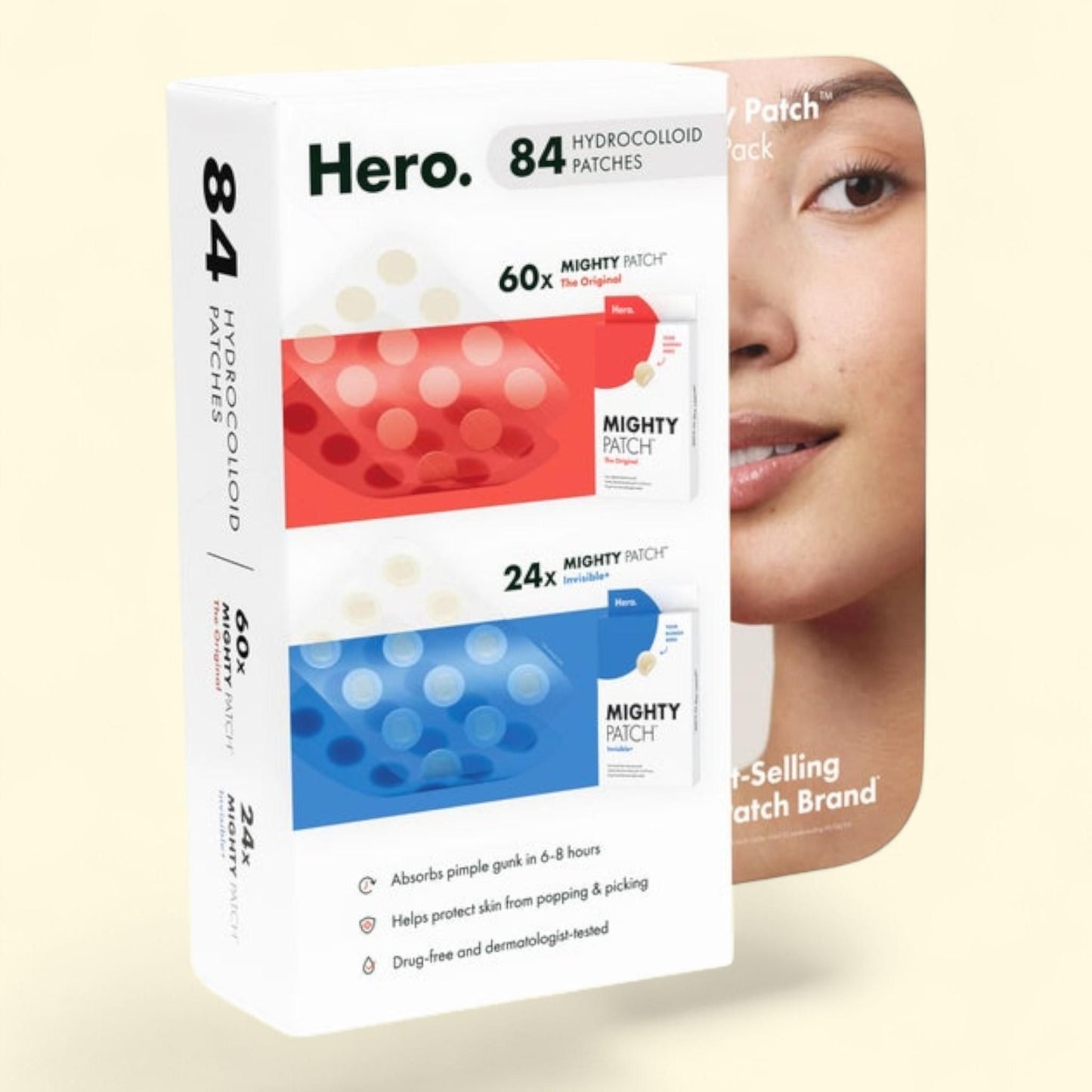 Hero Mighty Patch, 84 Patches — authentic US product shipped worldwide by Treatspree