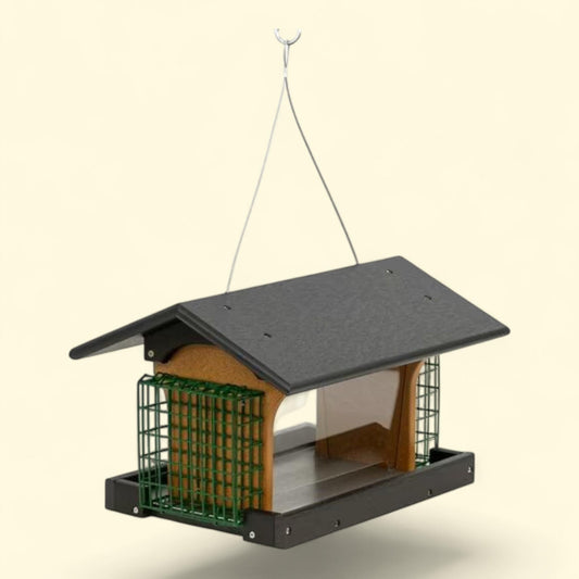 Mangeoire pour oiseaux Deluxe, en plastique, 1 unité