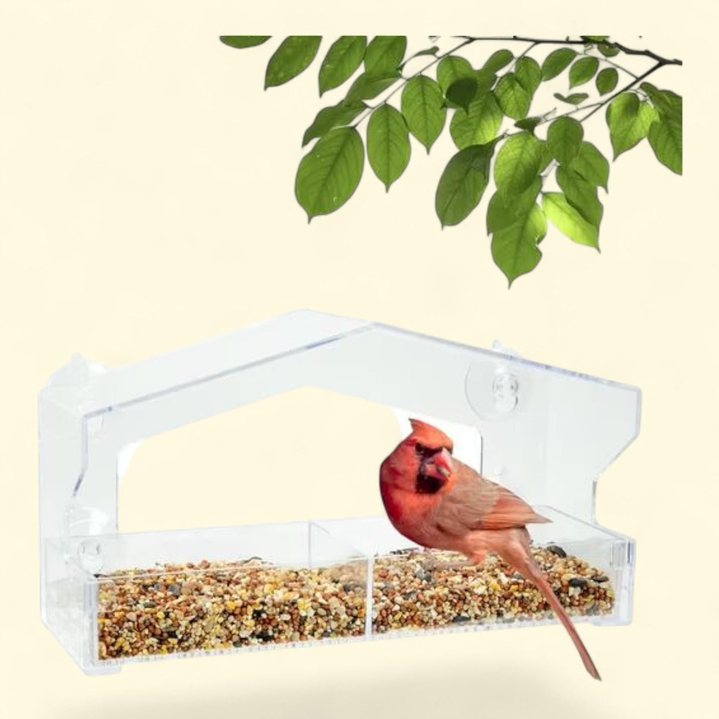 Perky-Pet Window Bird Feeder, 1 lb.