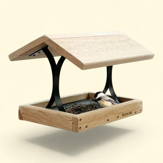 Mangeoire à oiseaux Woodlink, en cèdre et métal, 900 g