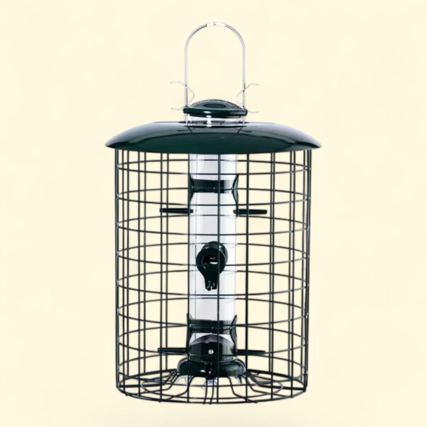 Mangeoire tubulaire à cage WoodLink à 6 compartiments, mangeoire tubulaire suspendue pour pics, 567 g