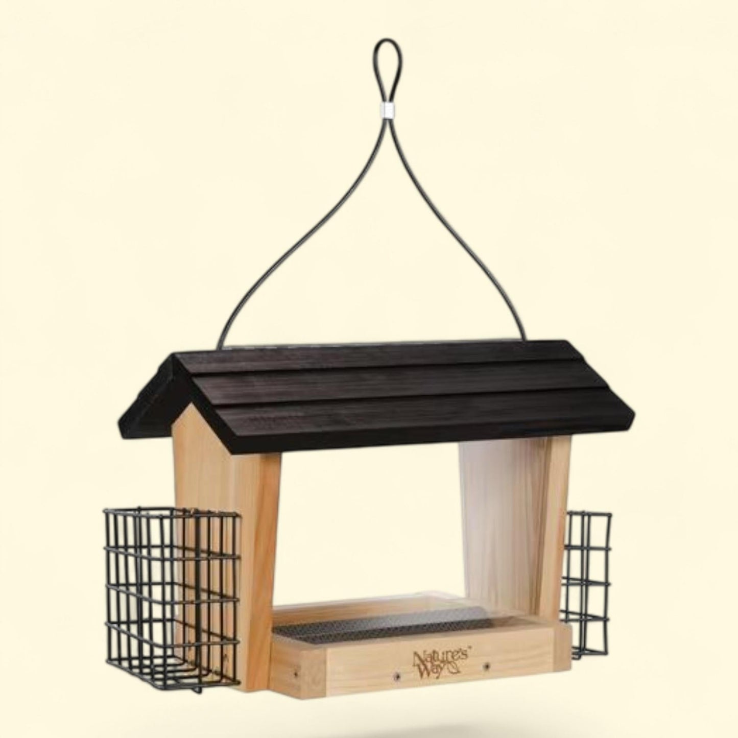 Mangeoire en cèdre, réservoir de 5,7 litres avec suif