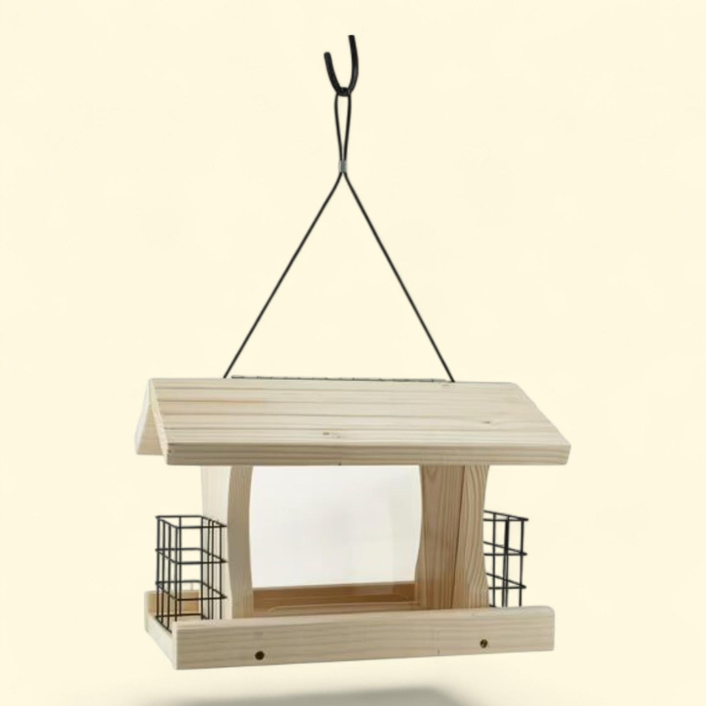Mangeoire à oiseaux Woodlink Deluxe Wood Ranch, cages à suif en métal, 2,3 kg