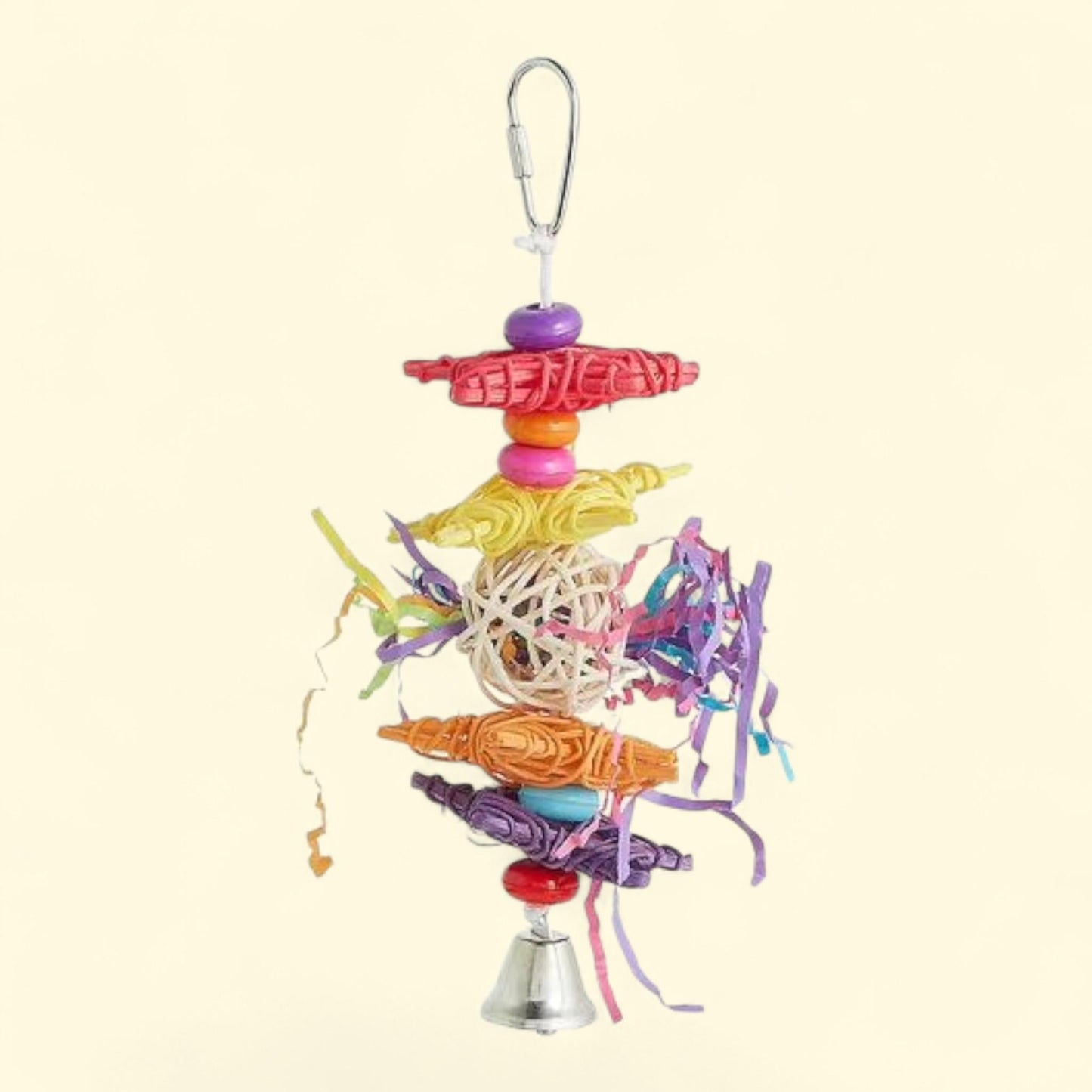 Happy Beaks Crinkle Crinkle Little Star Bird Toy, 0.06 lb