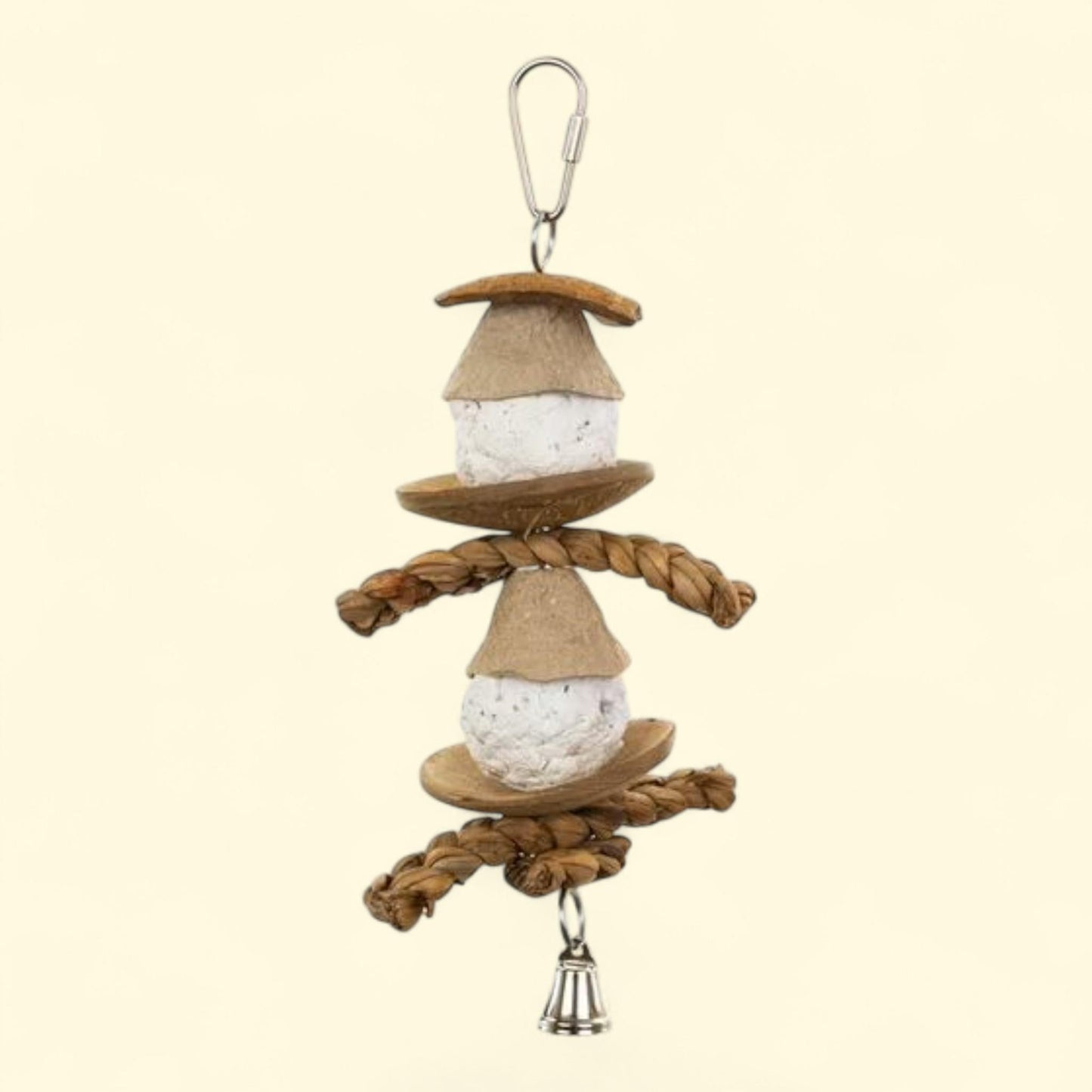 Prevue Pet Products Clown Bird Toy, Naturals, 0.25 lb