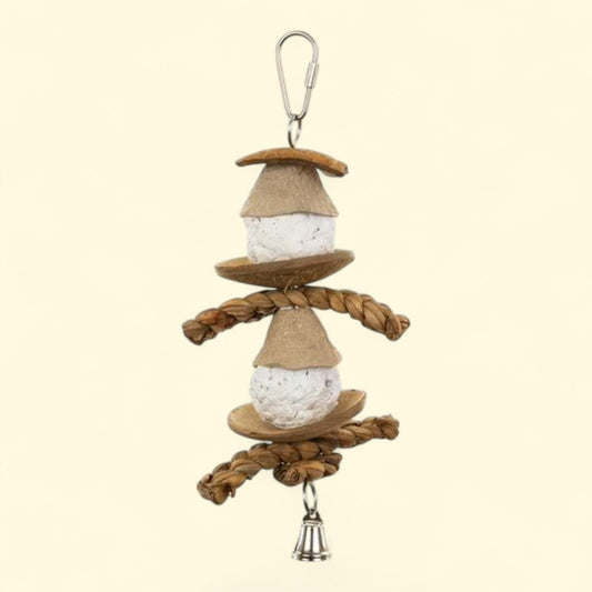 Prevue Pet Products Clown Bird Toy, Naturals, 0.25 lb