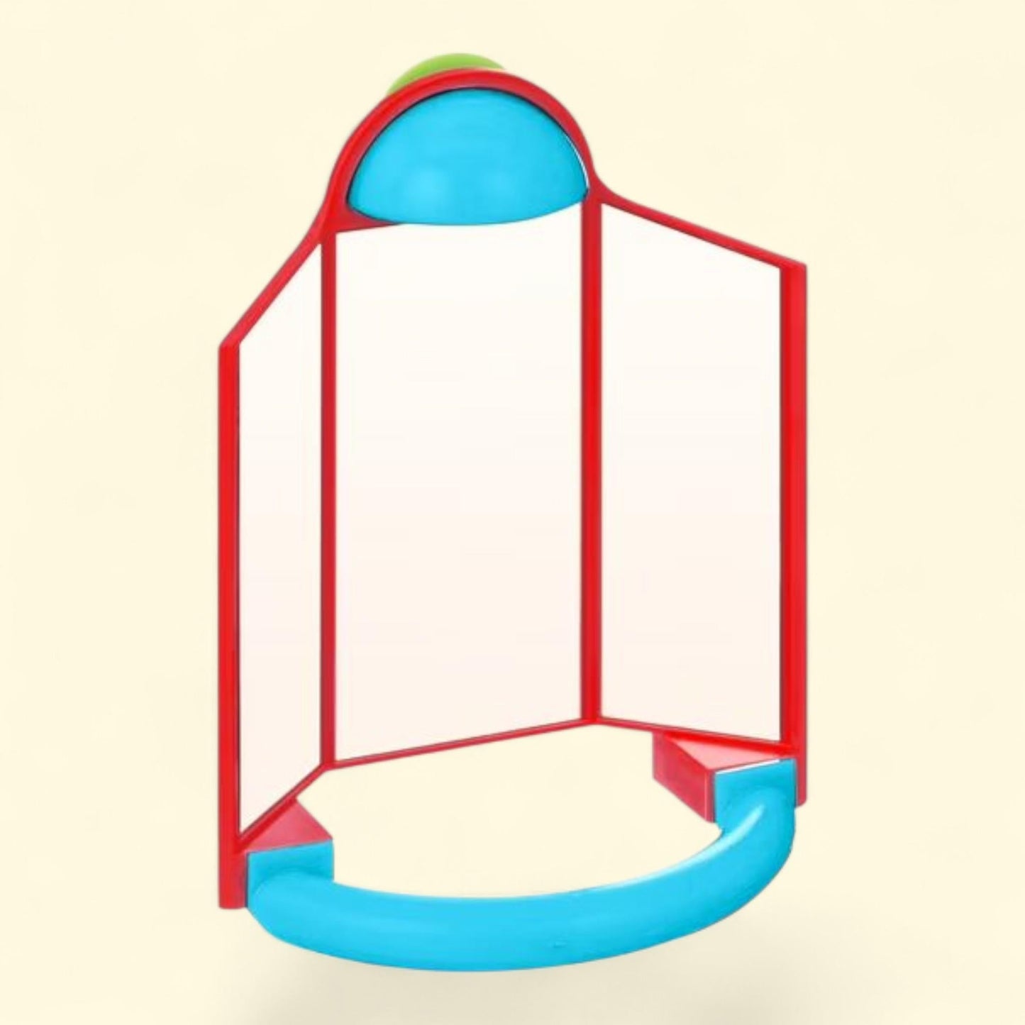 Featherland Paradise Triple Mirror Bird Toy, With Perch