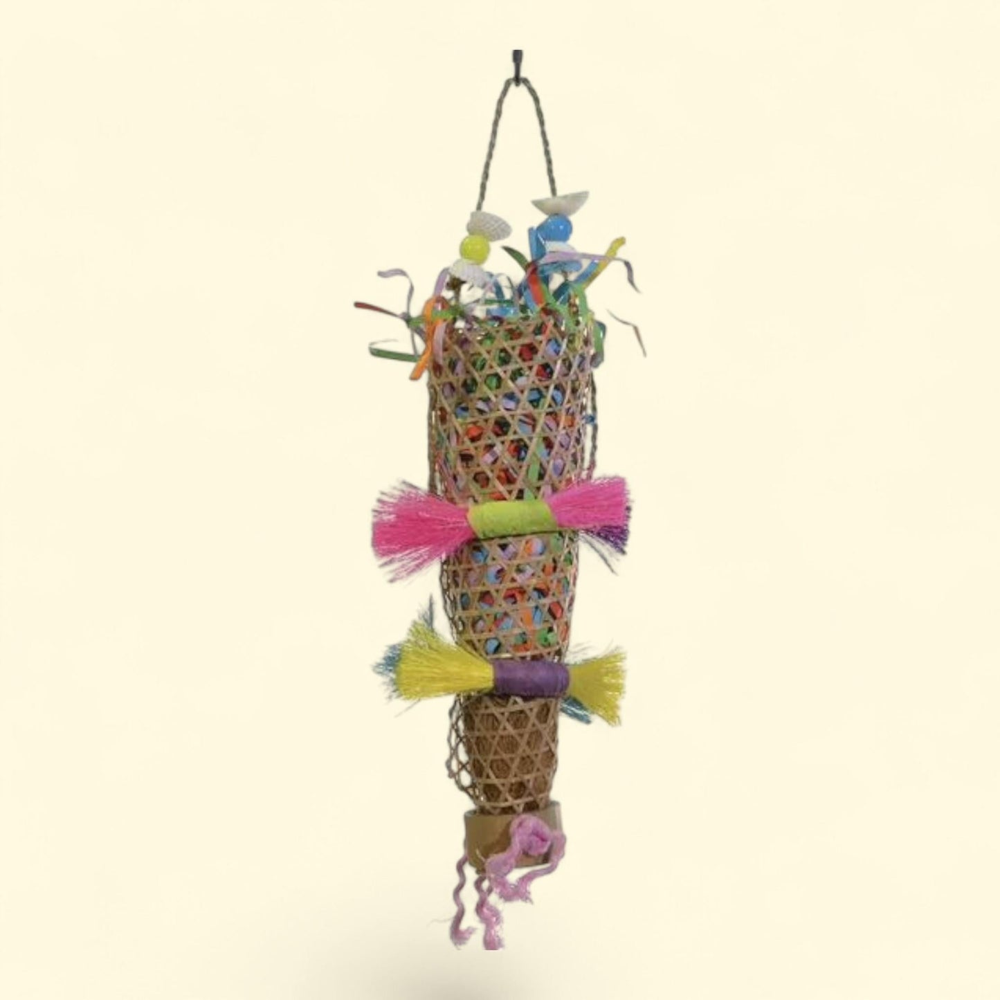 Prevue Pet Products Confetti Kazoo Bird Toy, Forage & Engage, 1.88 lb