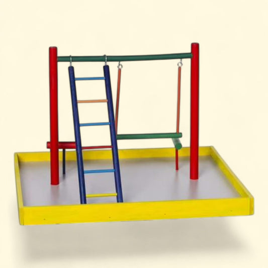 Prevue Pet Products Cockatiel Court Playground, 6 lb