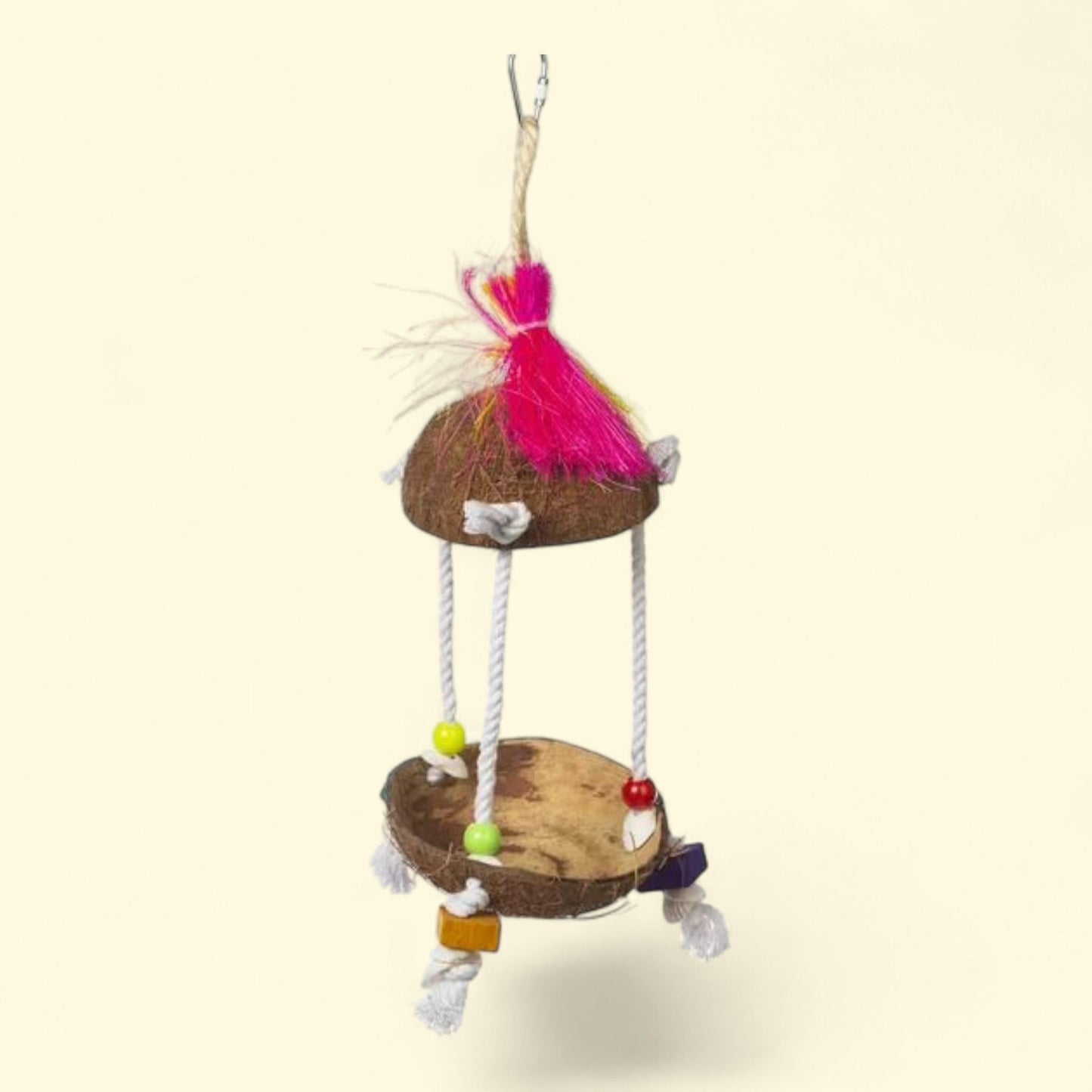 Prevue Pet Products Tiki Hut Bird Toy, Forage & Engage, 1.08 lb