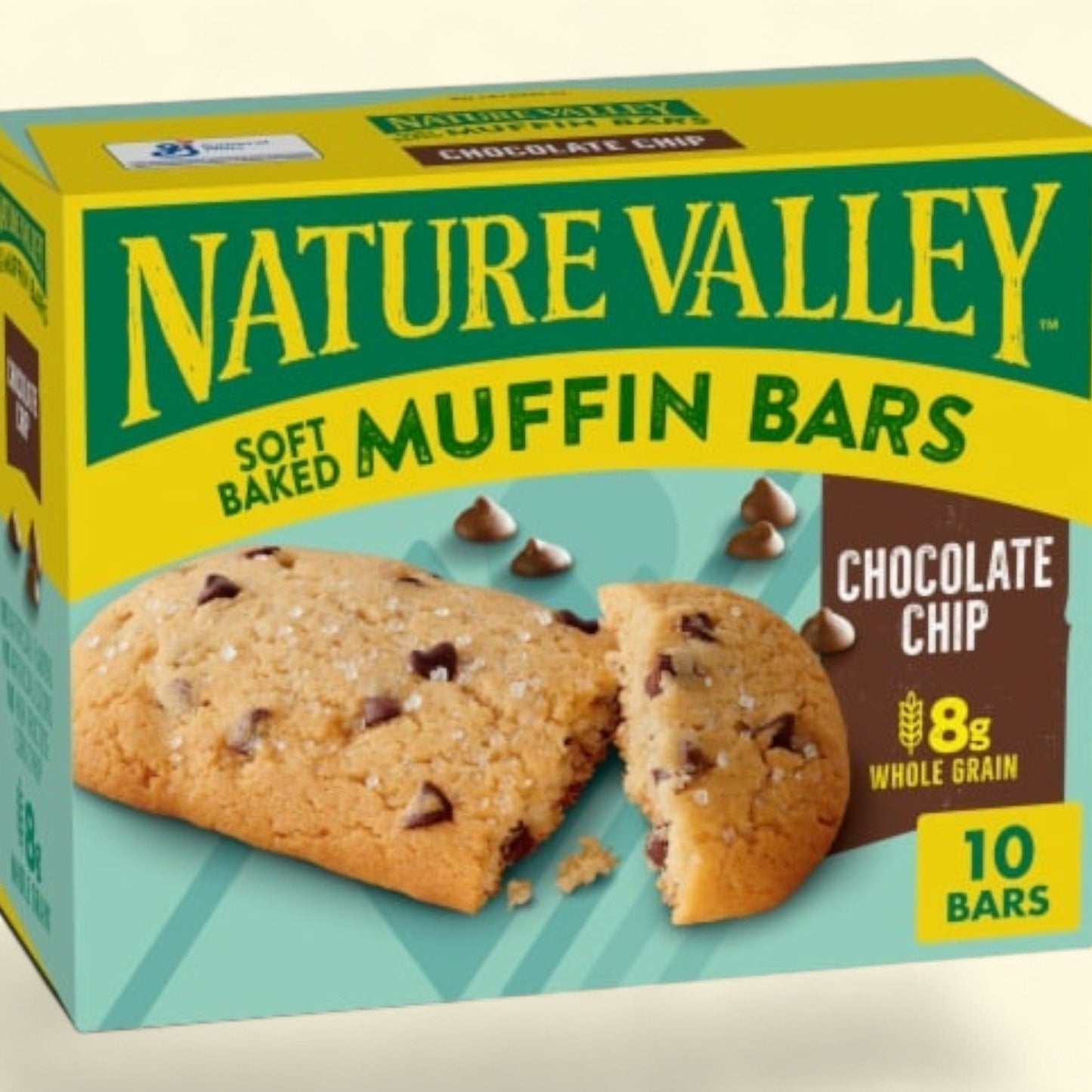 Nature Valley Soft Baked Muffin Bars, Chocolate Chip, 6.75 oz, 10 bars