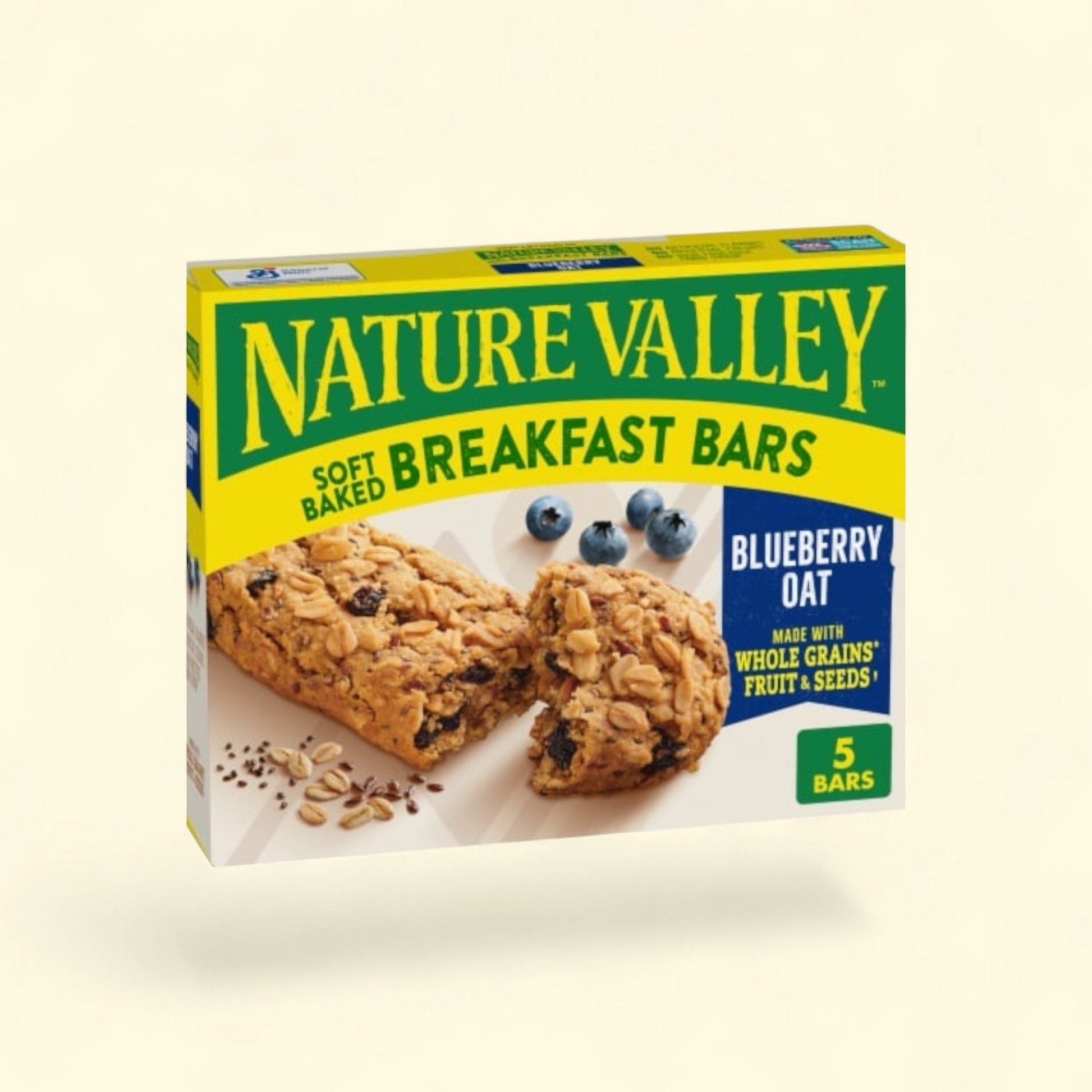 Nature Valley Blueberry Oat Soft Baked Breakfast Bars, 1.83 oz, 5 c... — authentic US product shipped worldwide by Treatspree