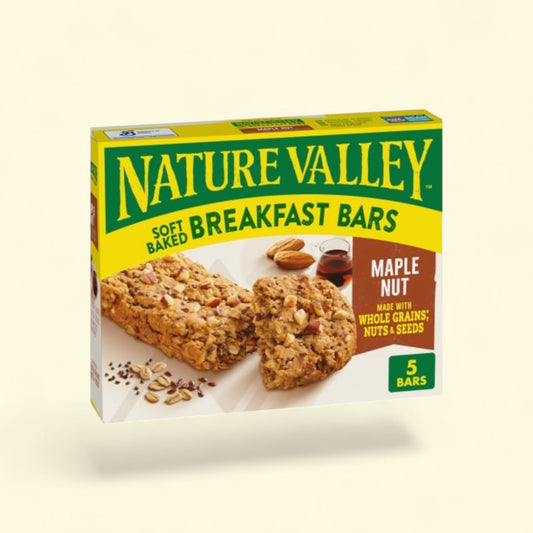 Nature Valley Maple Nut Soft Baked Breakfast Bars, 6 count — authentic US product shipped worldwide by Treatspree