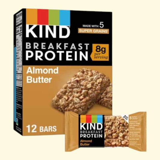 KIND Almond Butter Breakfast Protein Bars, 6 count