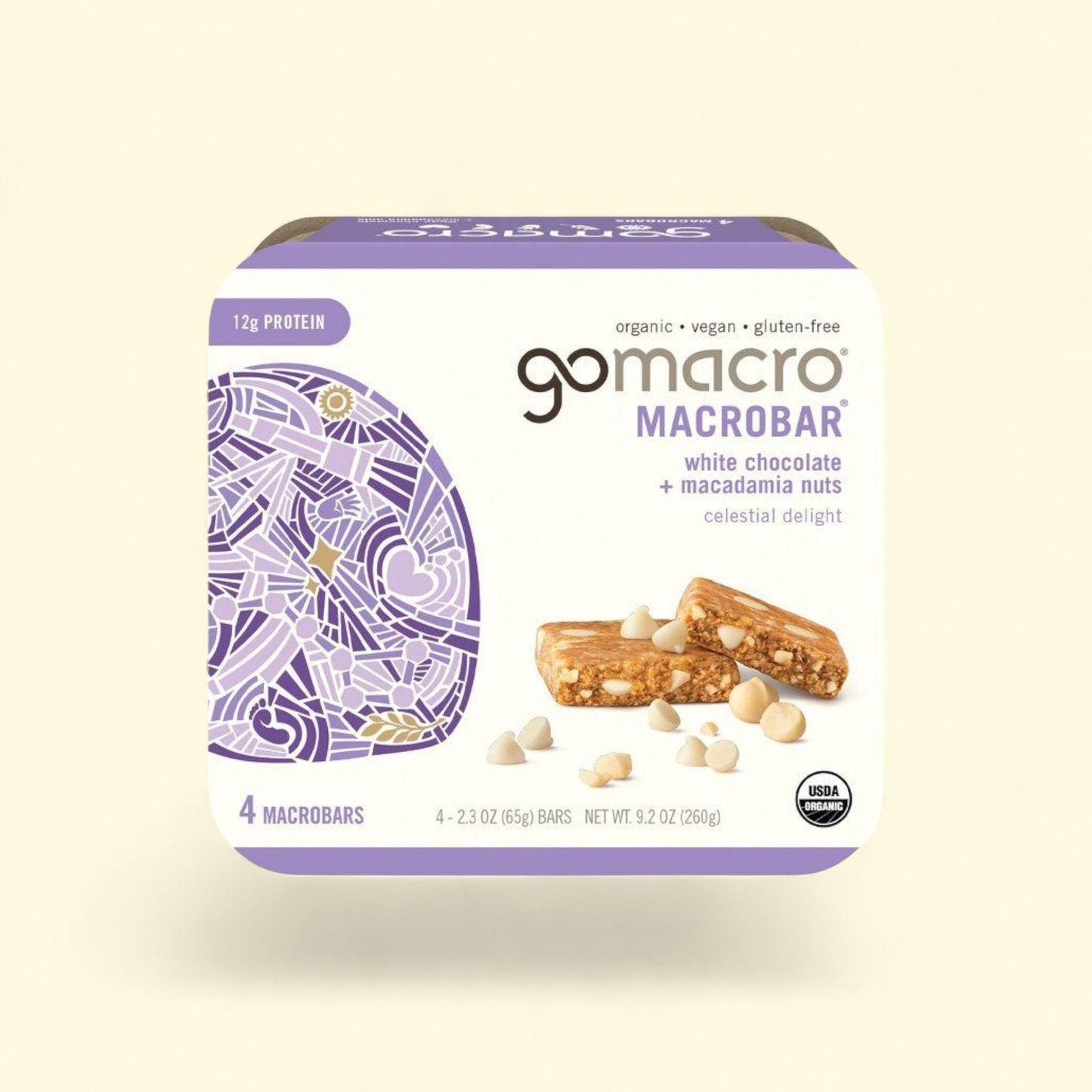 GoMacro Protein Bars, White Chocolate Macadamia Nut, 9.2oz/4pk — authentic US product shipped worldwide by Treatspree