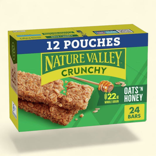 Nature Valley Crunchy Oats 'N Honey Granola Bars, 12ct/17.88oz