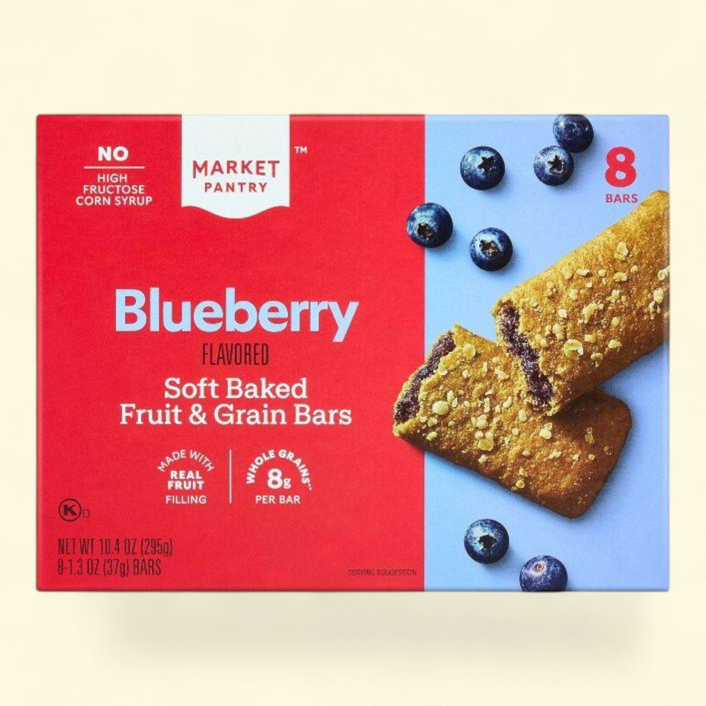 Market Pantry, Blueberry Cereal Bars 8ct/10.4oz — authentic US product shipped worldwide by Treatspree