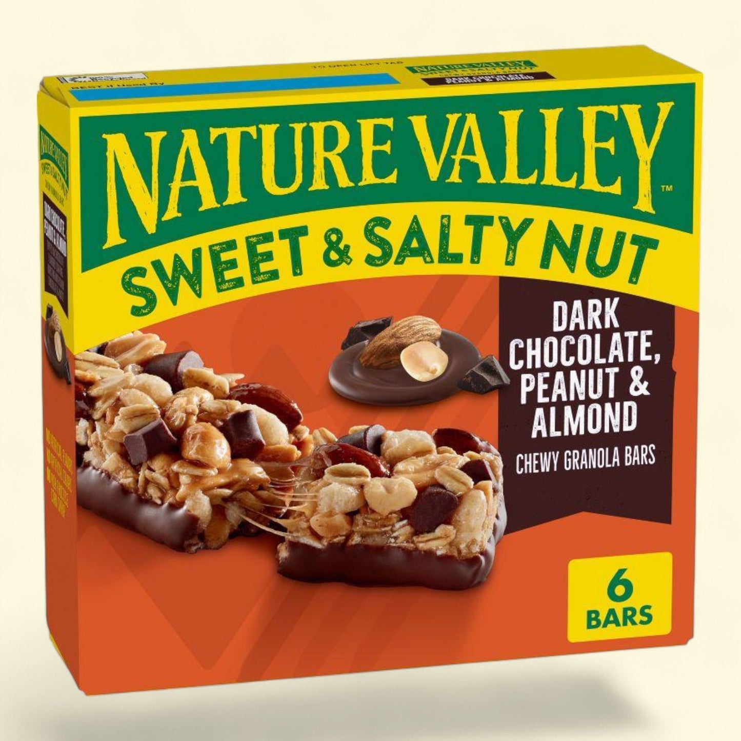 Nature Valley Granola Bars, Sweet & Salty Dark Chocolate-Peanut & Almond, 7.4oz/6ct